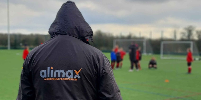 Alimax Sponsor on Rain Jacket